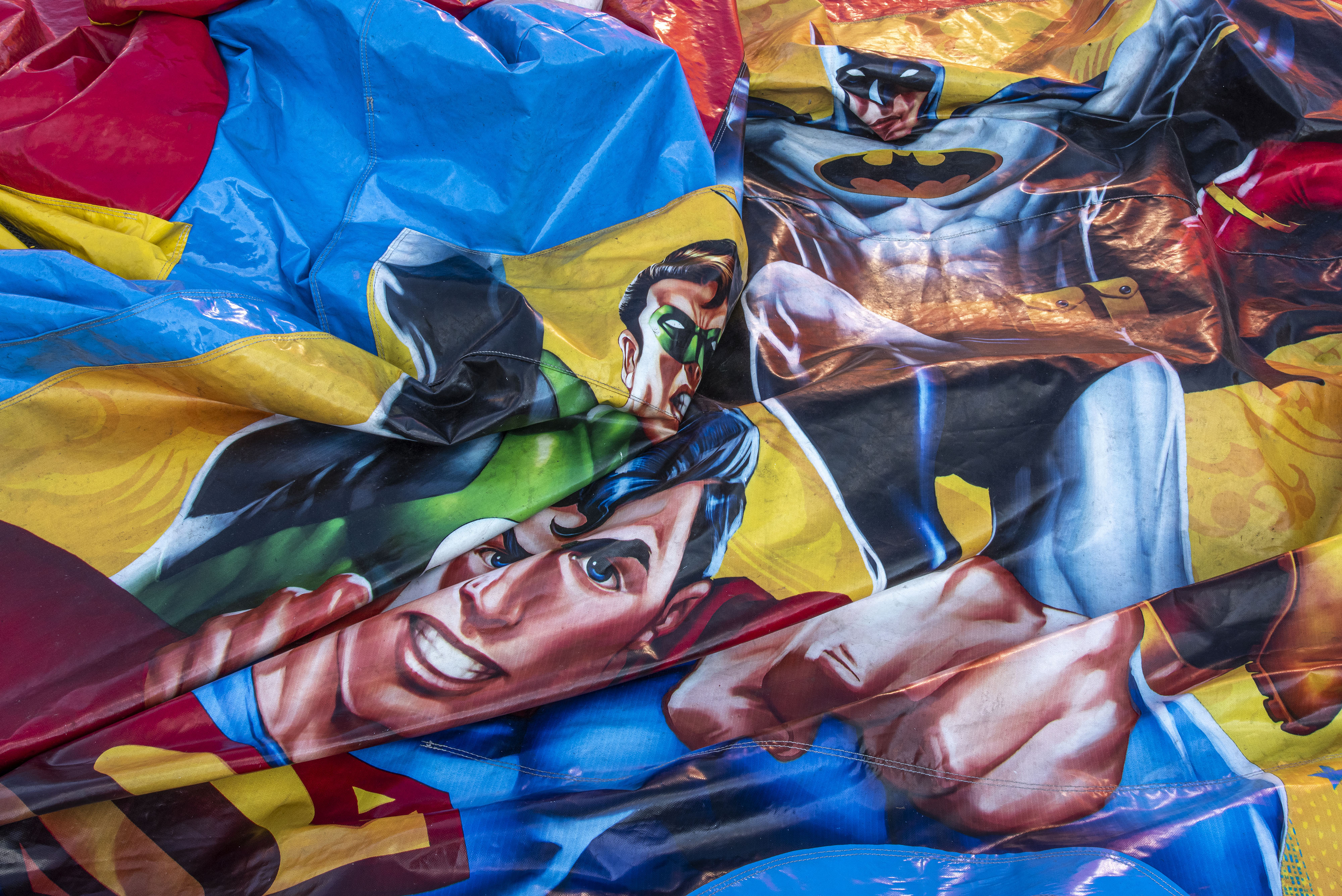 Superheroes At The County Fair by Steven Edson